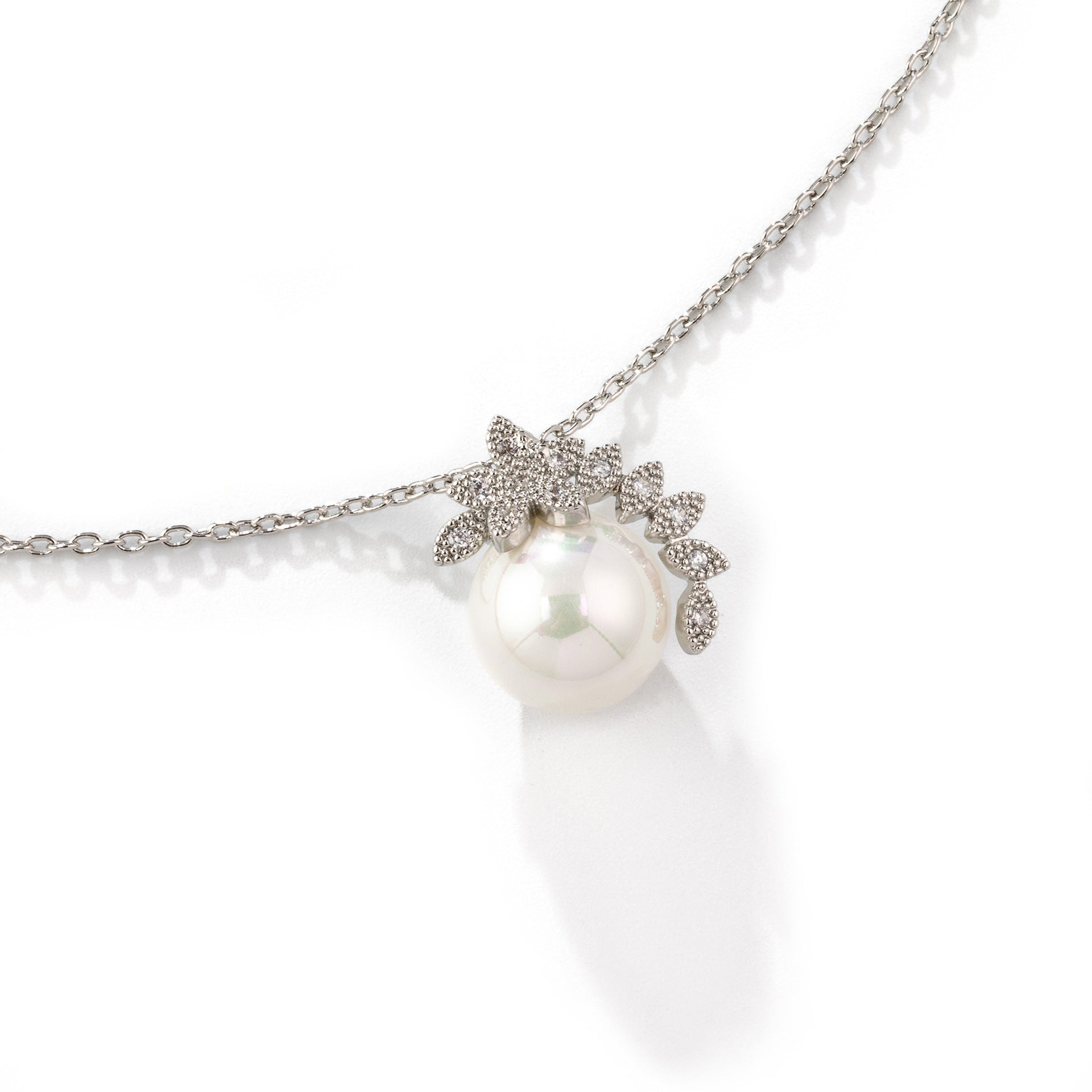 Luxury Pearl Pendant Jewelry Set – Elegant Necklace Earrings for Women
