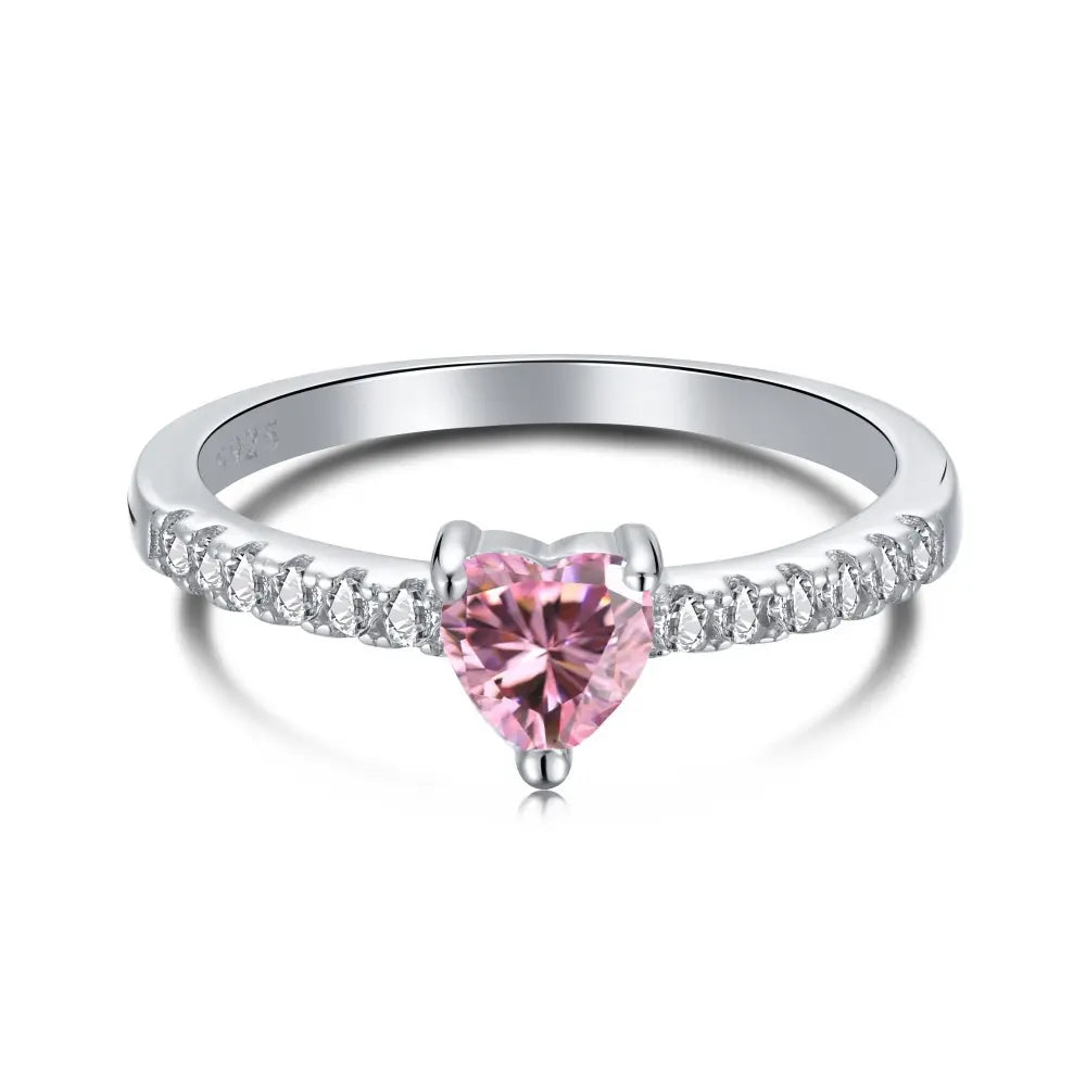 Collection de bagues nœud rose