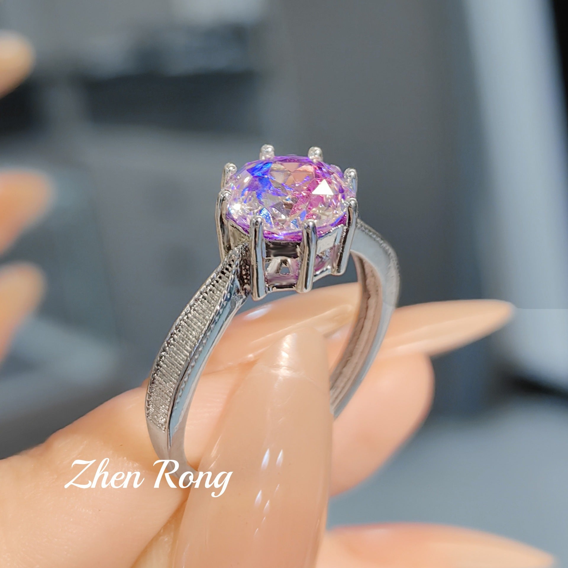 Light luxury brushed rose color treasure series