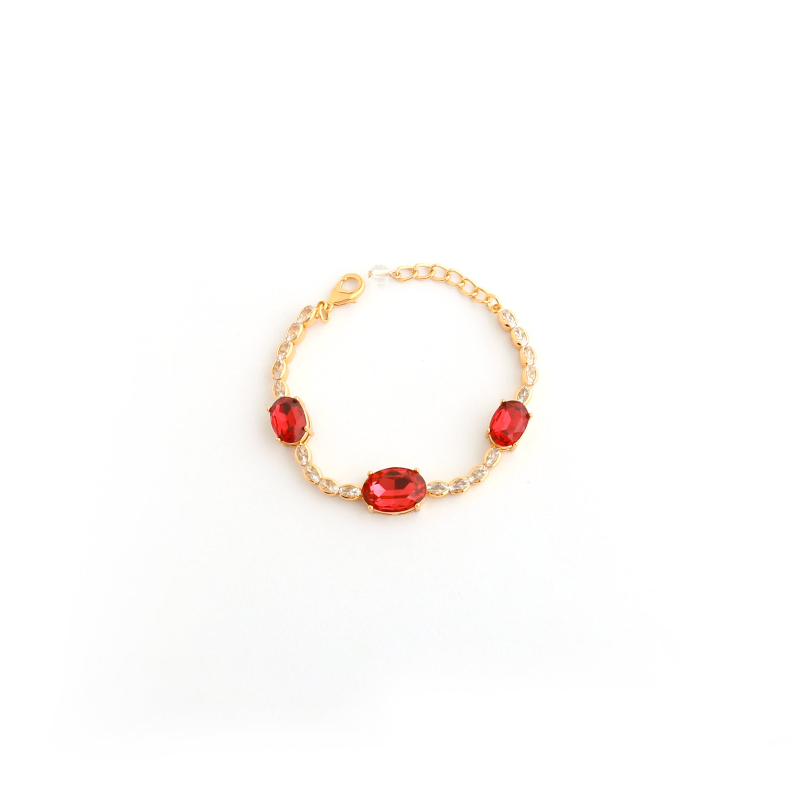 Vintage niche ruby necklace jewelry set