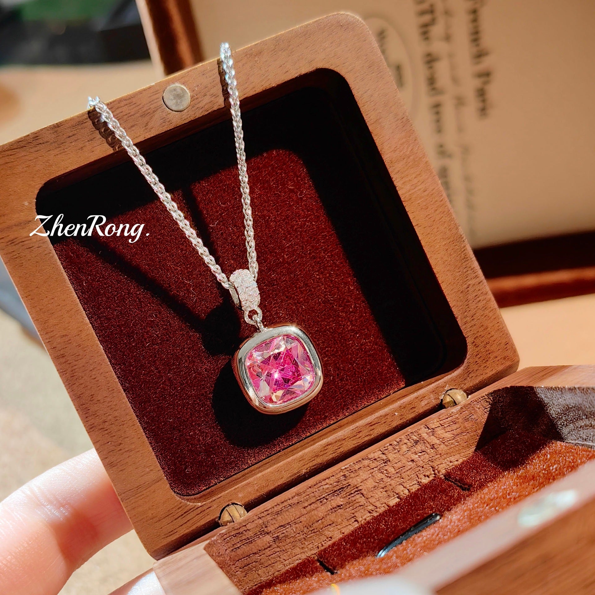 Ensemble de bijoux en forme de cube de sucre Paraïba, style léger et luxueux
