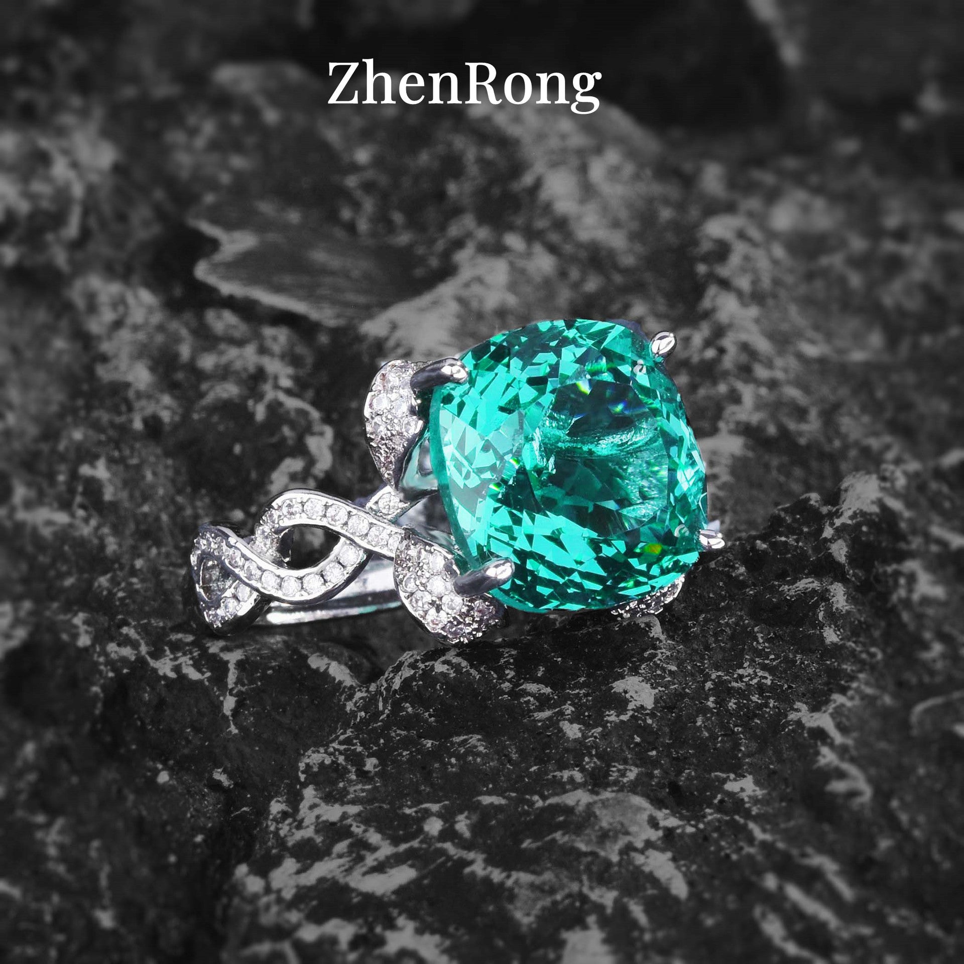 Fashion Aquamarine Topaz Color Treasure Series