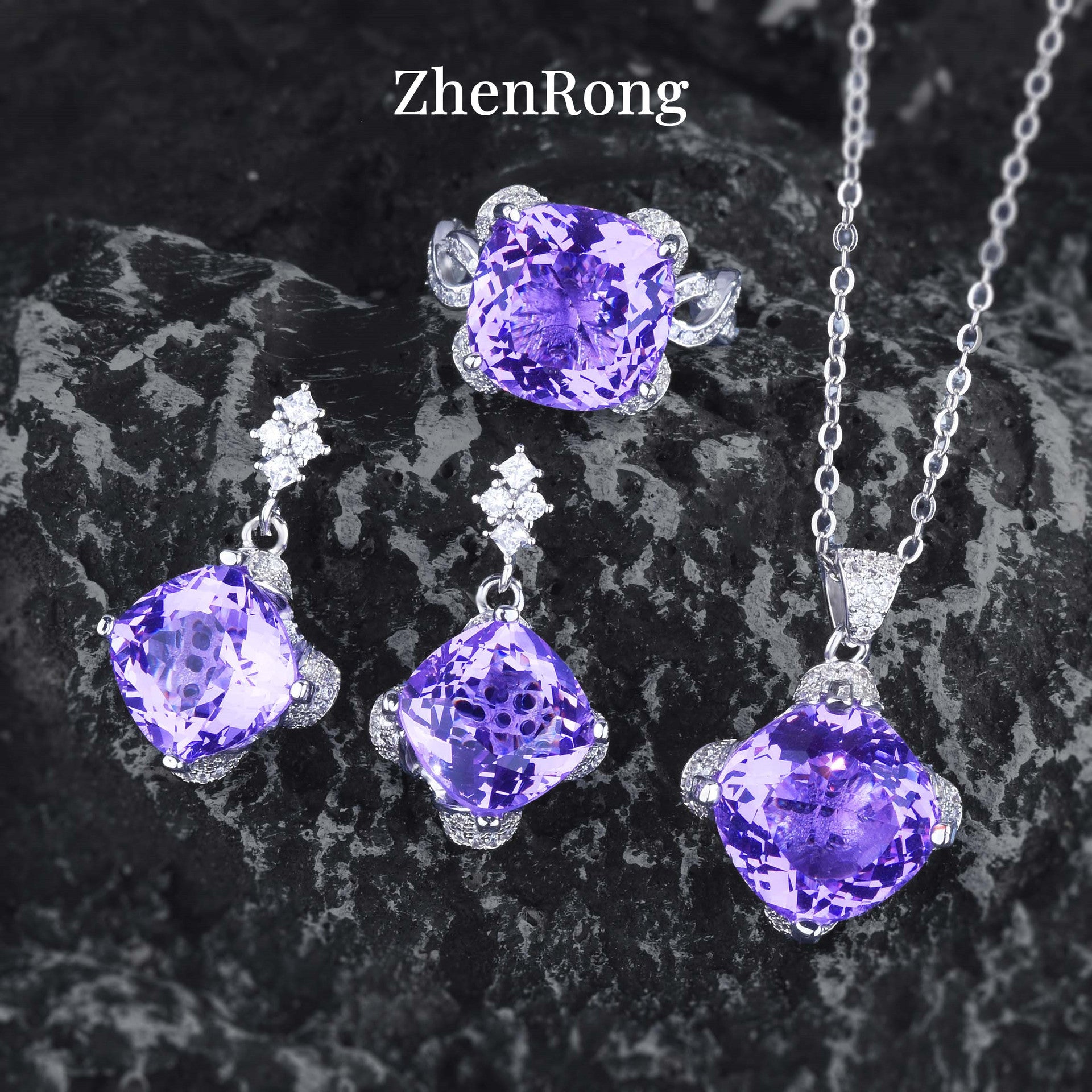 Fashion Aquamarine Topaz Color Treasure Series