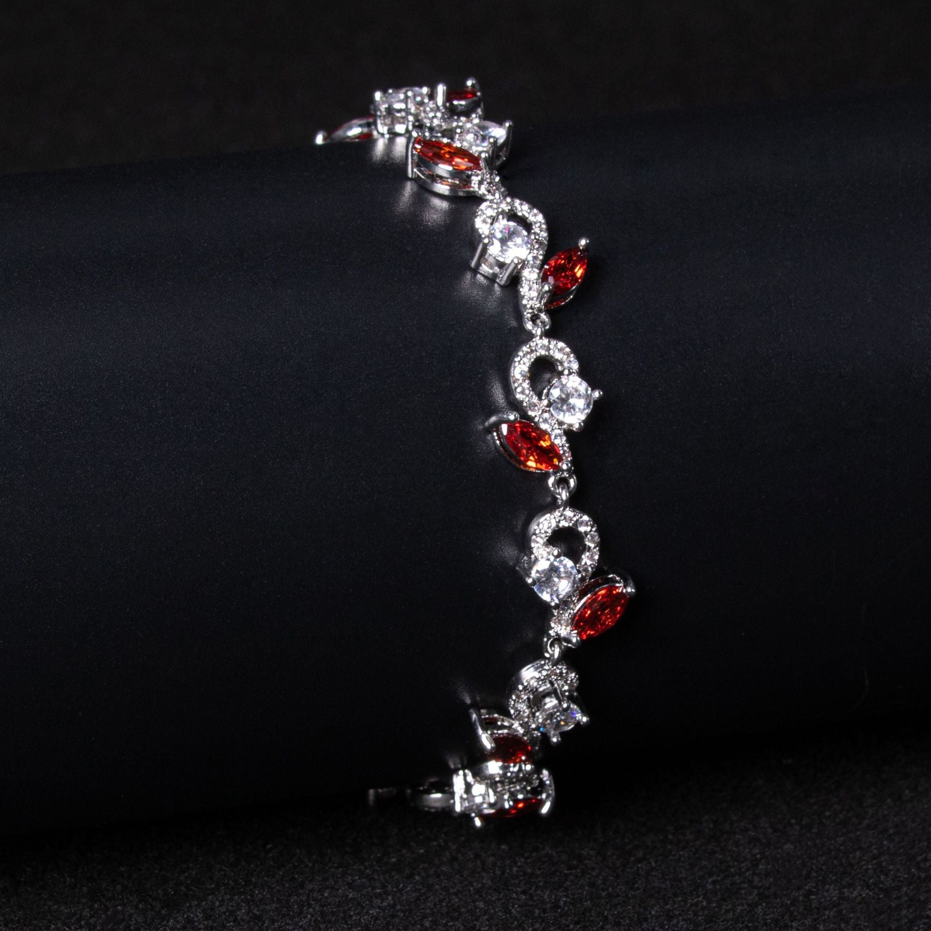 Luxury Multicolor Crystal Bracelet – Elegant Gemstone Jewelry for Women