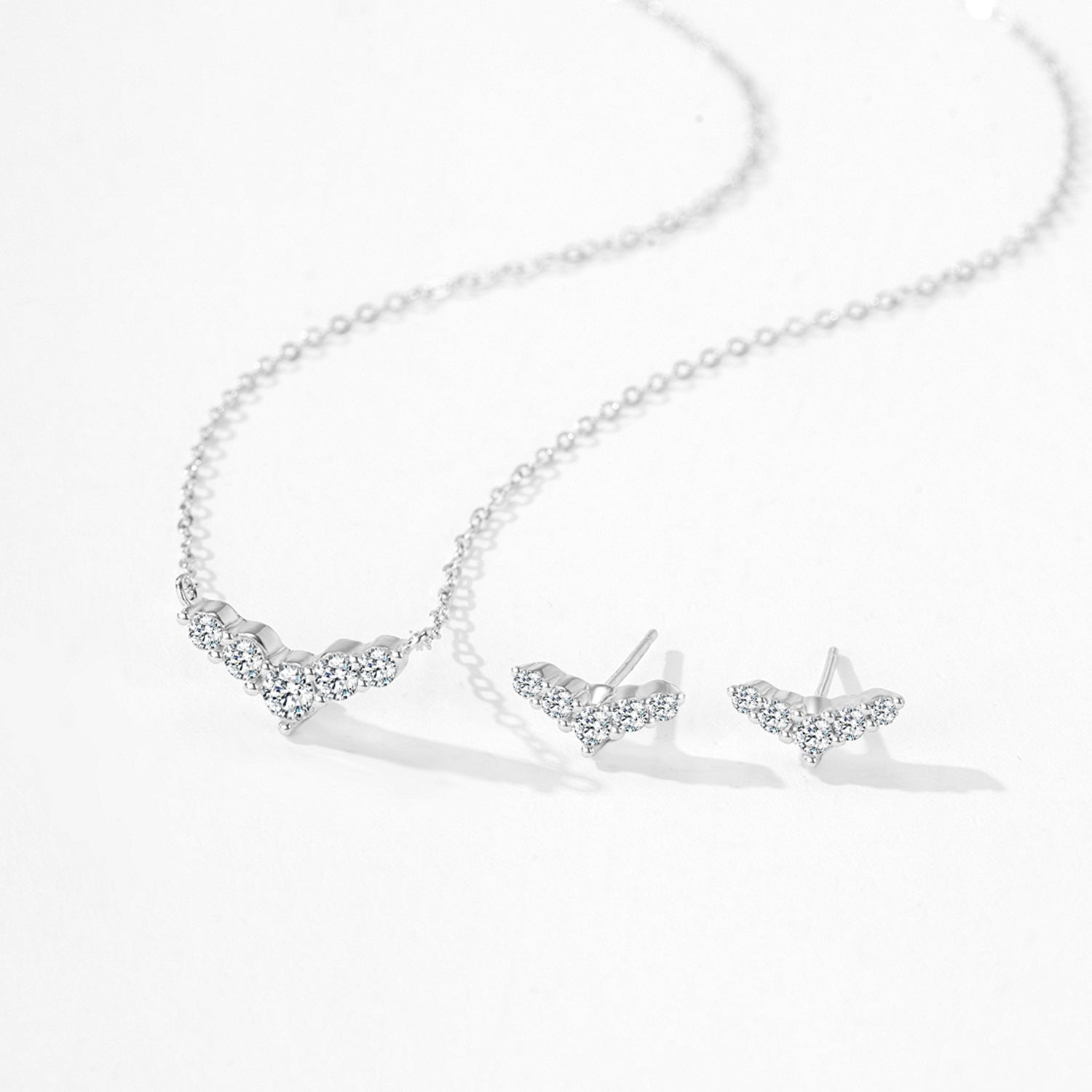 S925 Sterling Silver Necklace Dolphin Fishtail Necklace