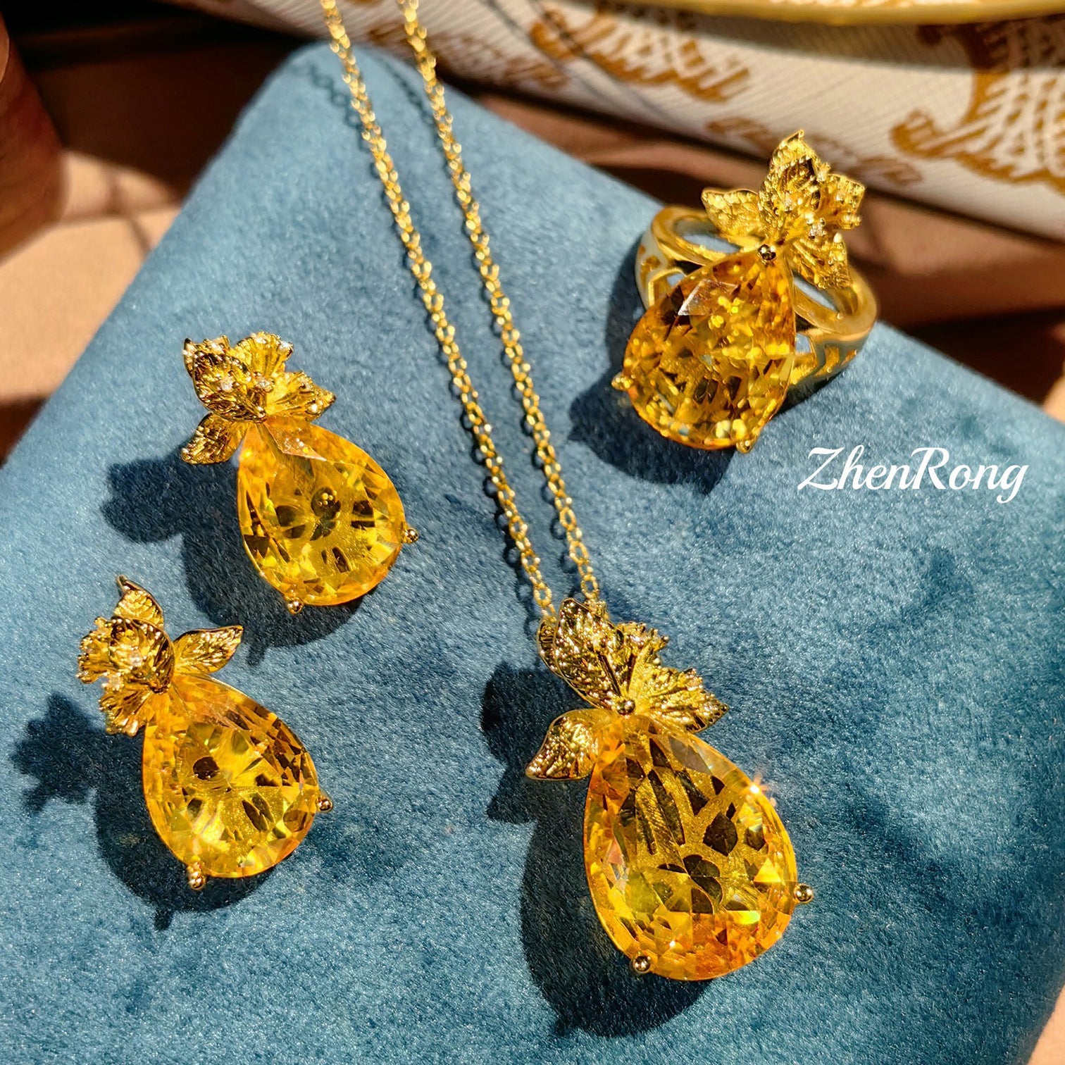 Italian brushed zircon color treasure series