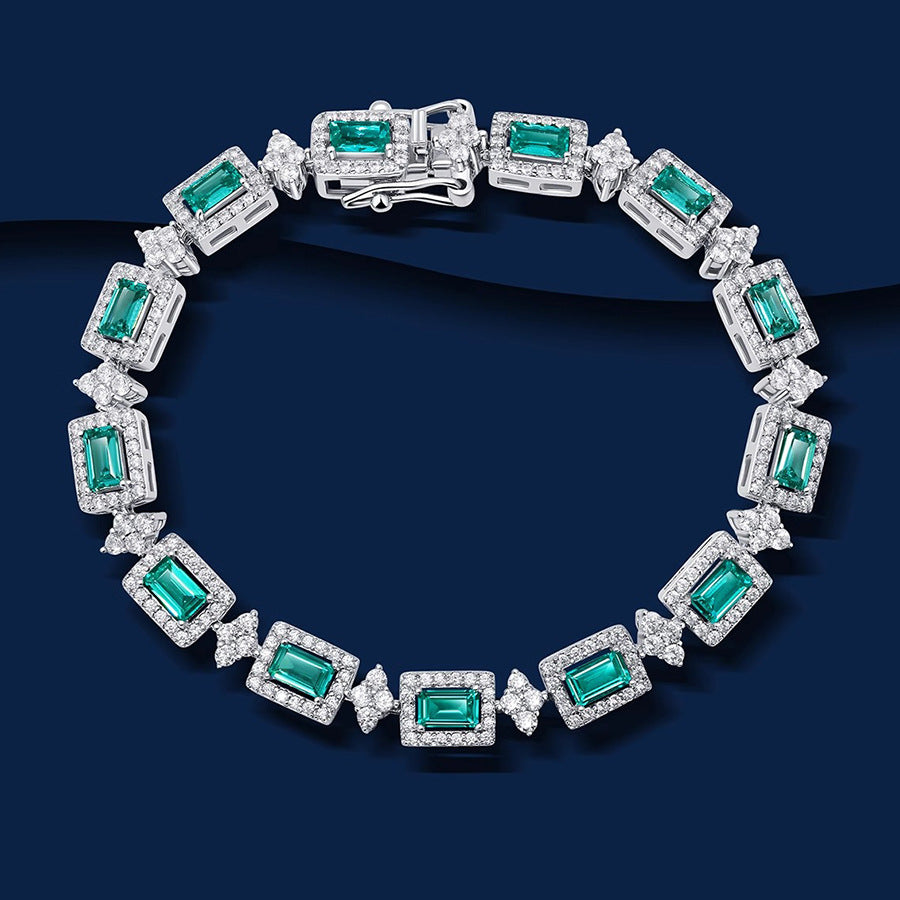 Light Luxury Emerald Paraiba Bracelet