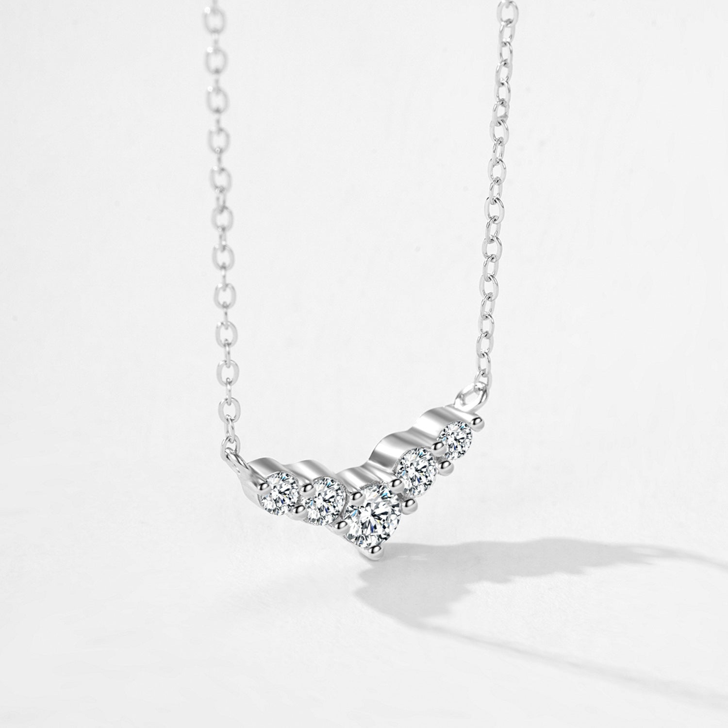 S925 Sterling Silver Necklace Dolphin Fishtail Necklace