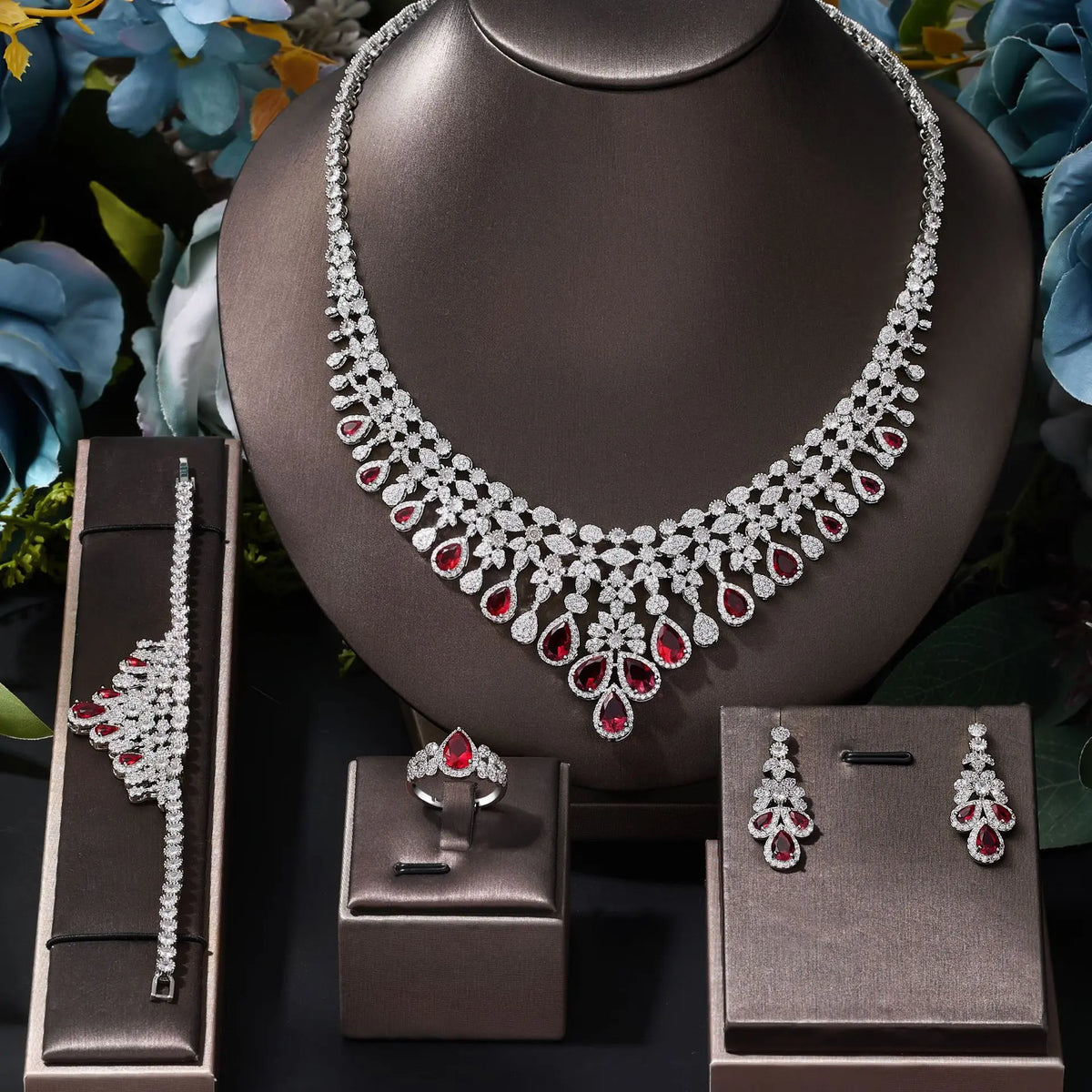 Parure de luxe émeraude – Collection Mariage et Soirée