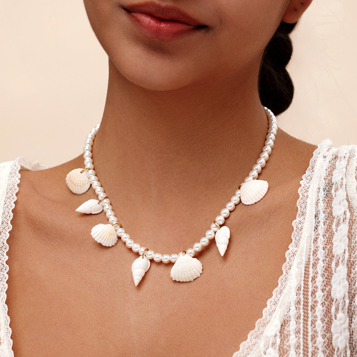 Bohemian Shell Starfish Necklace