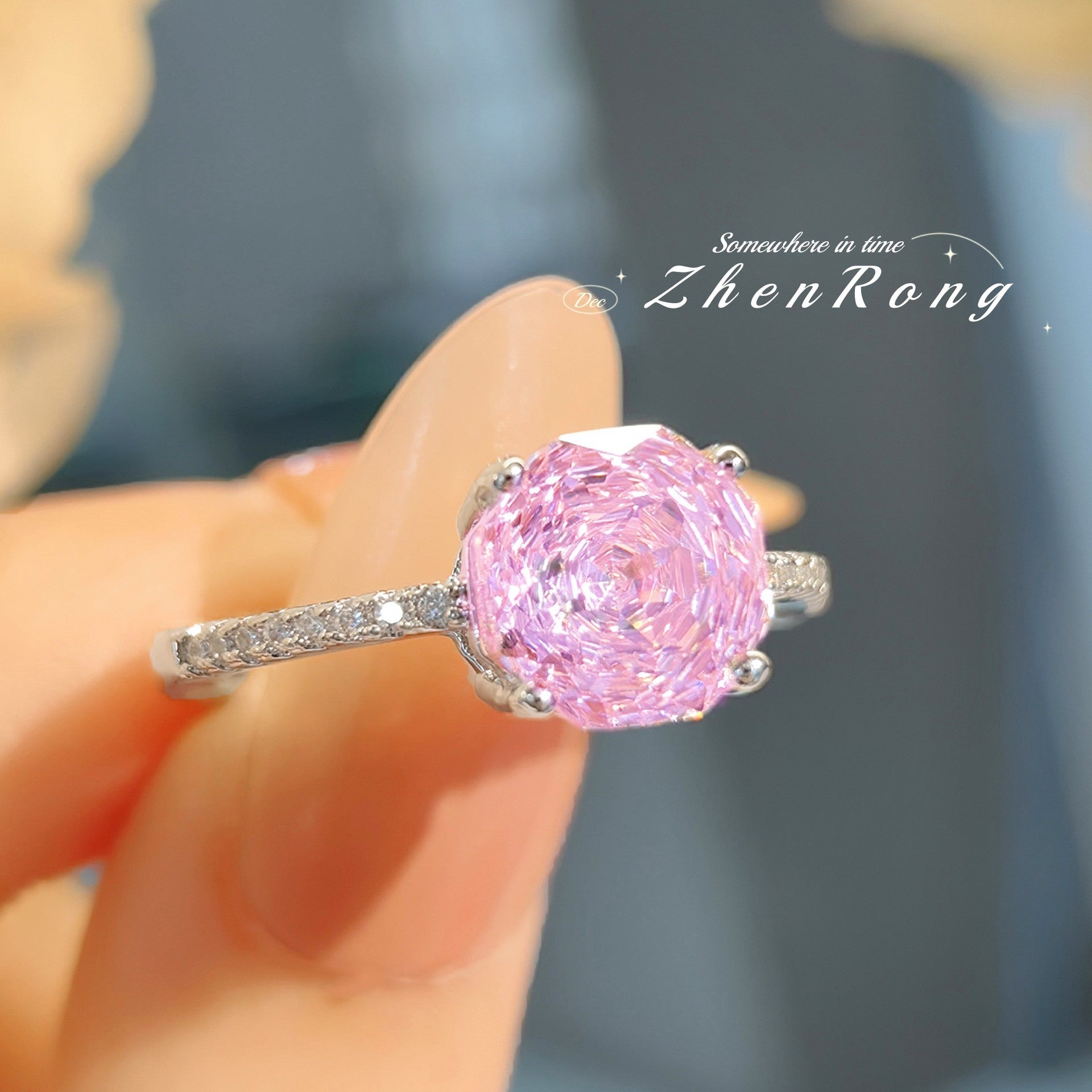 Fashion light luxury star anise rose color treasure series