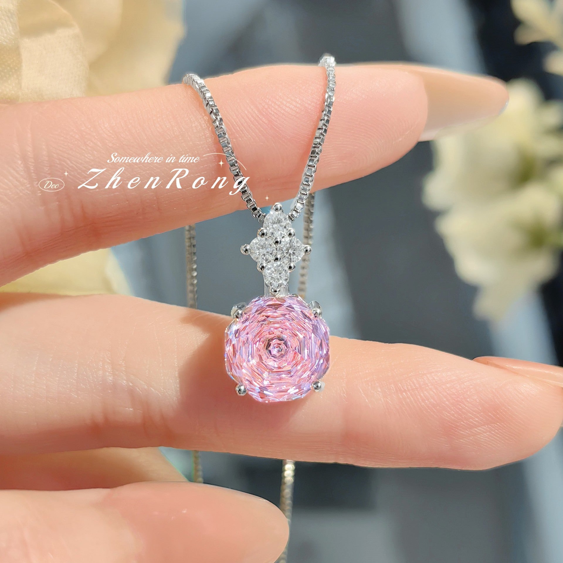 Fashion light luxury star anise rose color treasure series