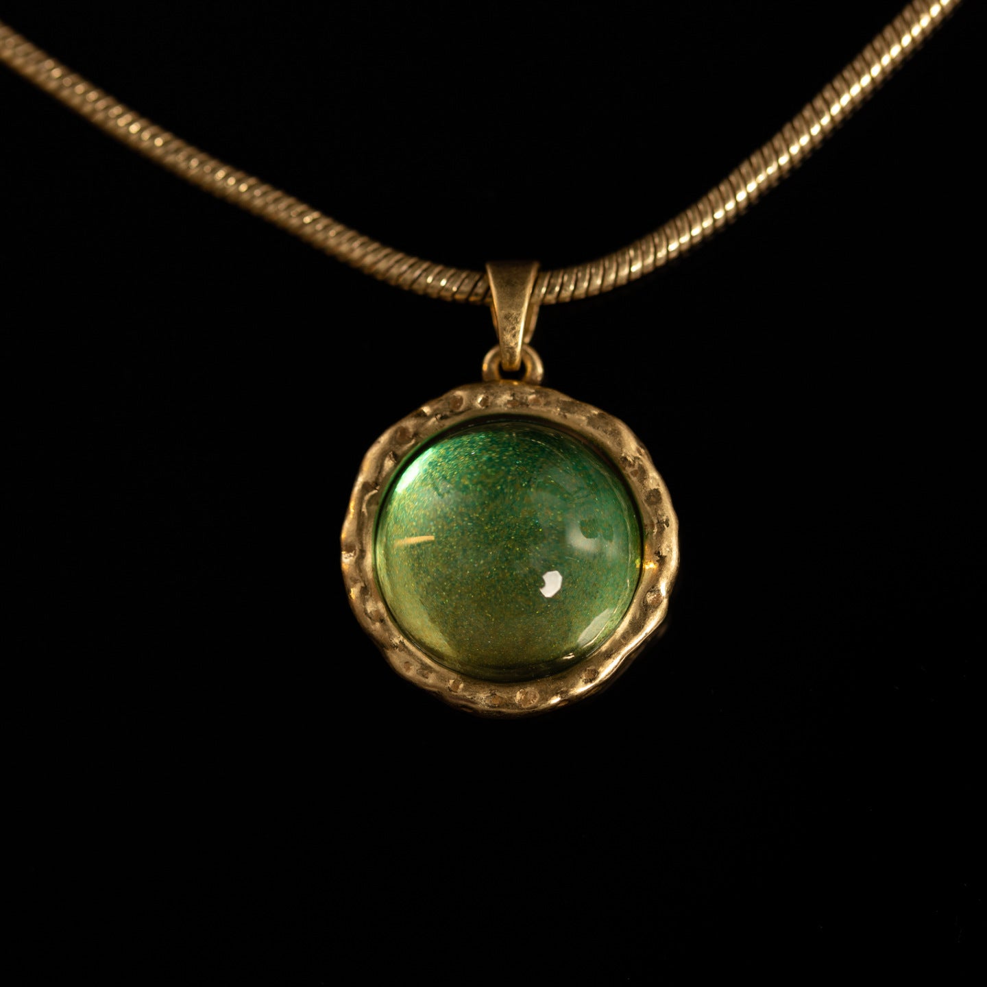 Fashion retro copper plating green gradual change glazed suit