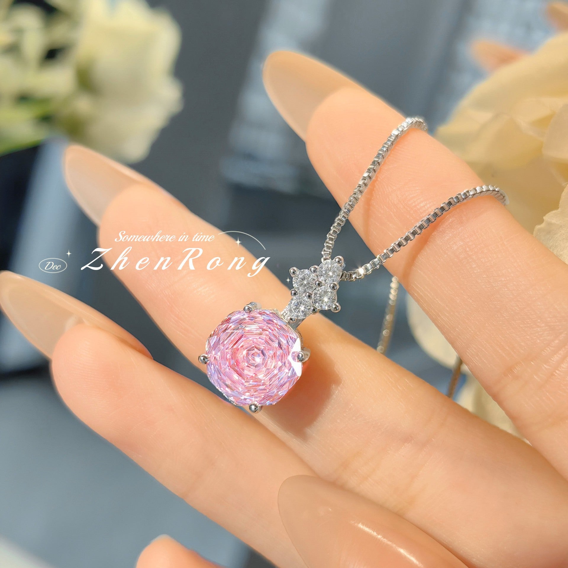 Fashion light luxury star anise rose color treasure series