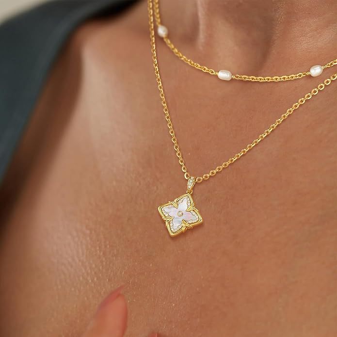 Golden Clover Necklace