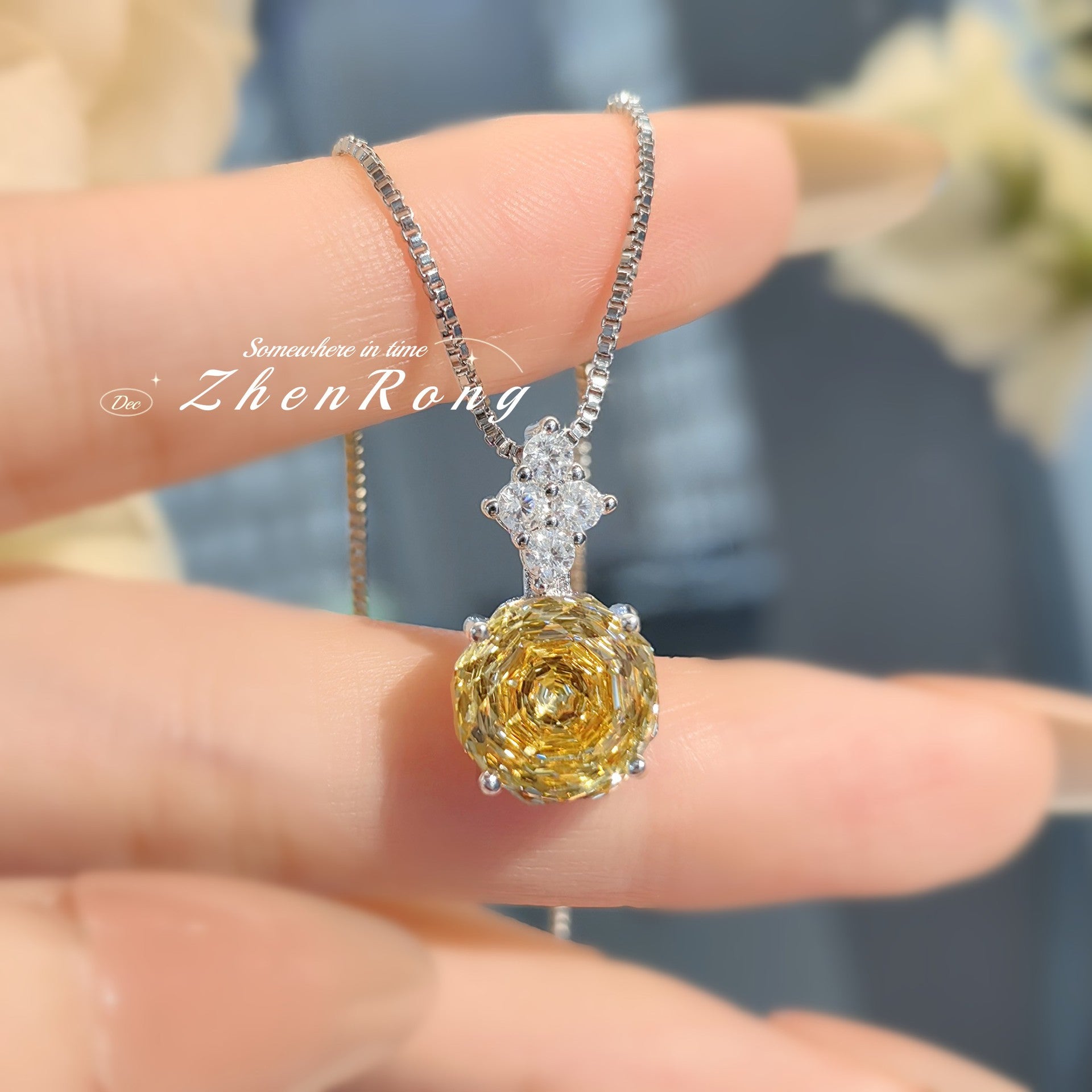 Fashion light luxury star anise rose color treasure series