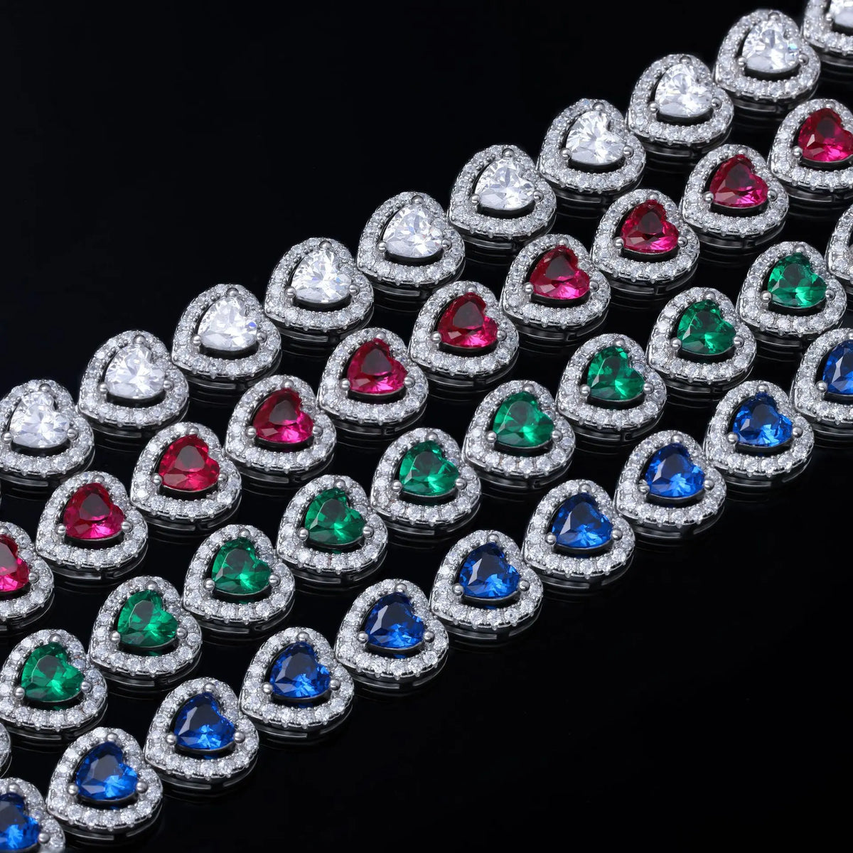 Bracelet classique zircon amour couleur mode