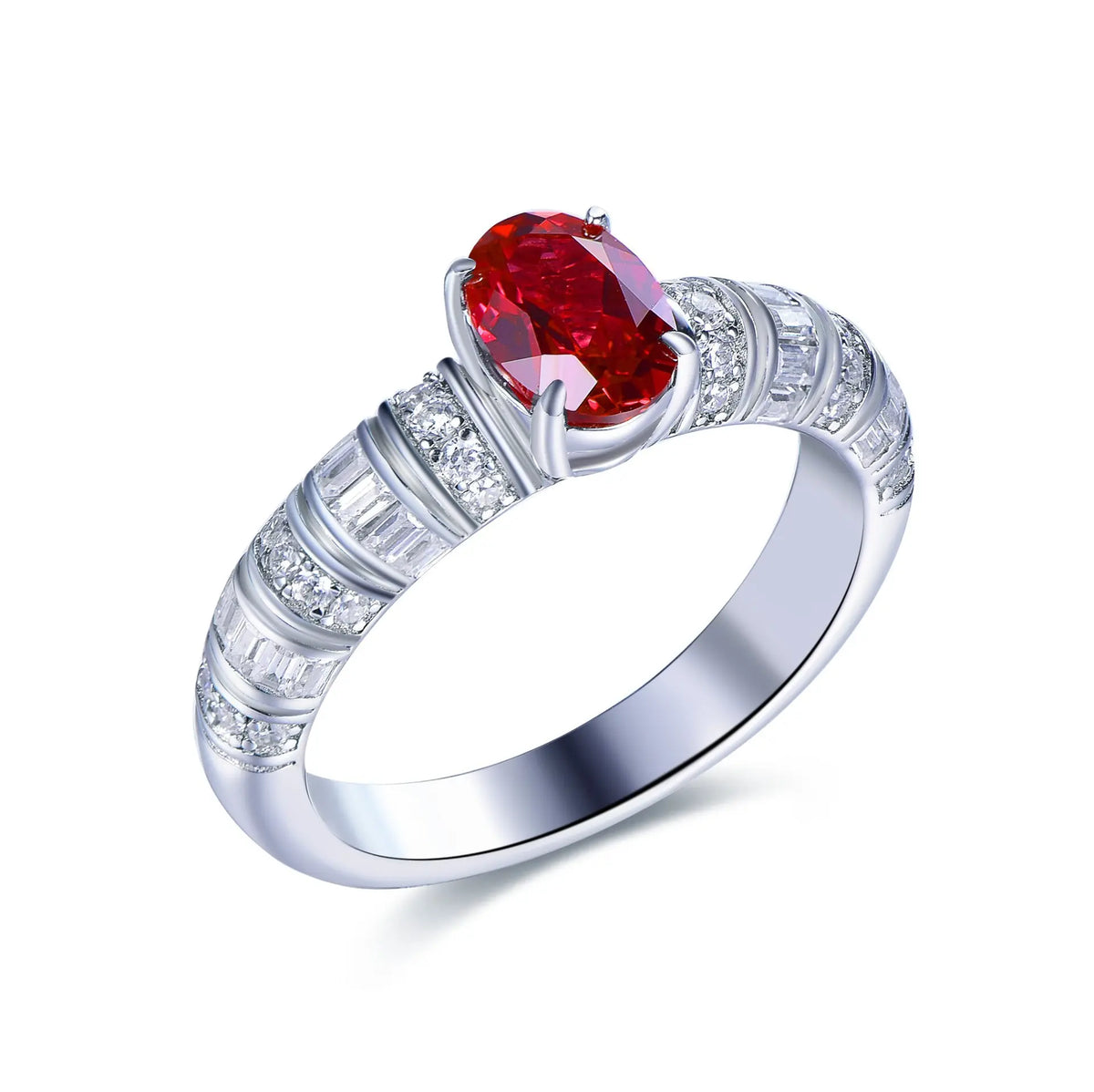 Bague vintage en argent sterling 925 et saphir