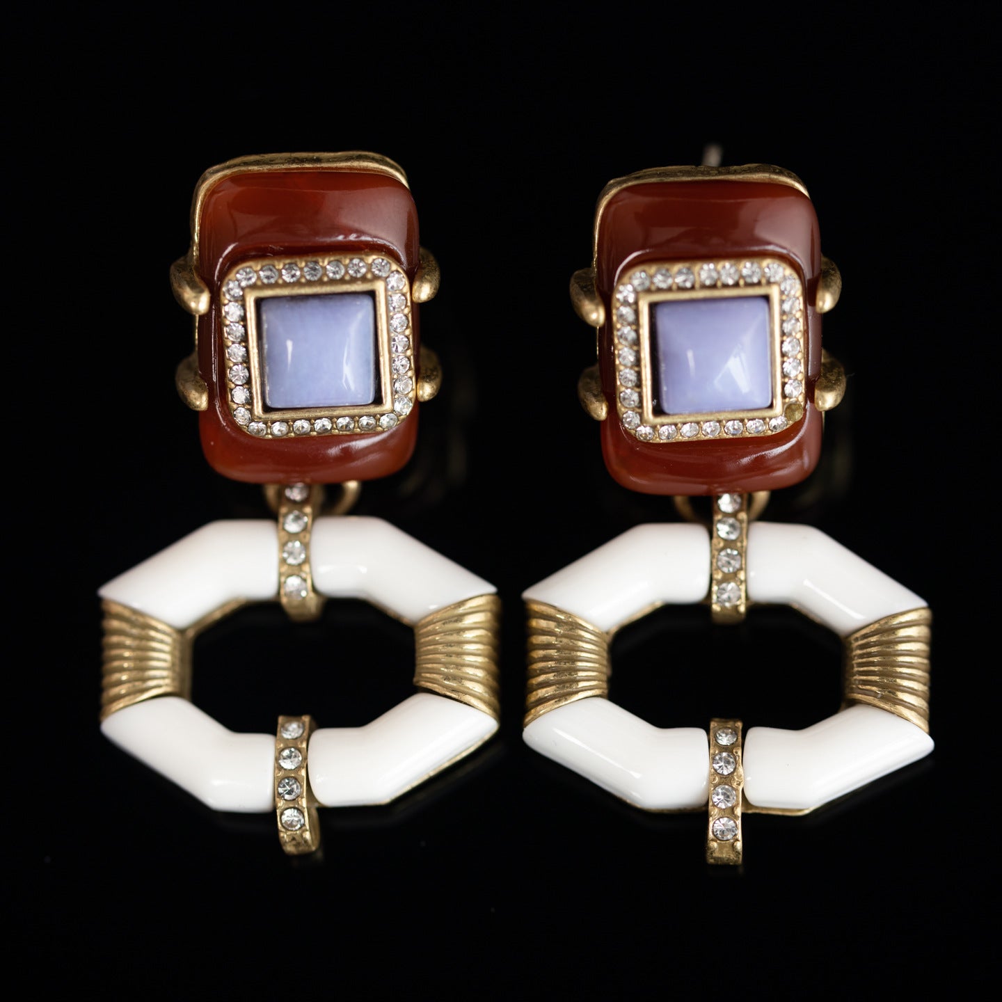 Fashion medieval retro niche earrings series