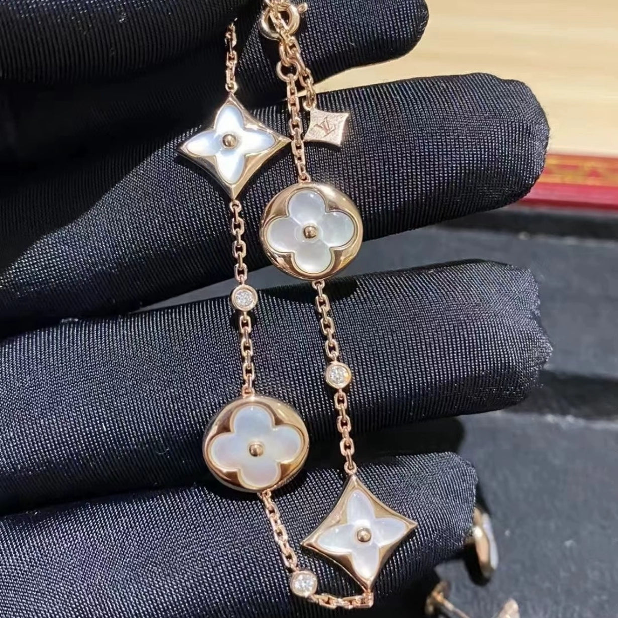 Natural Fritillary Clover Bracelet