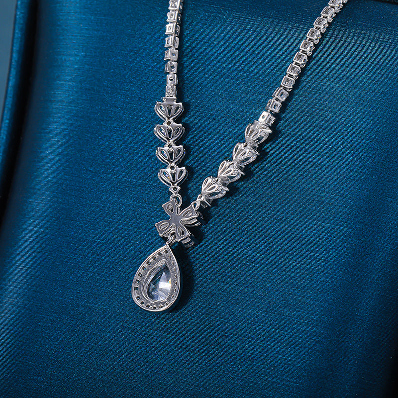 Fashion water drop opal necklace