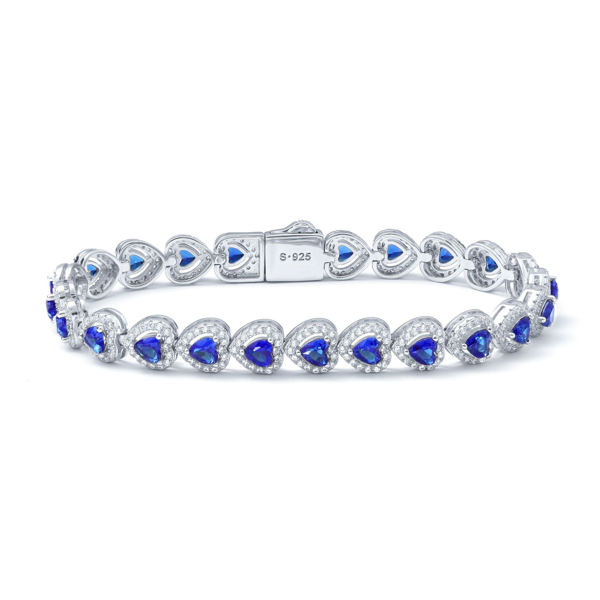 Fashion classic color love zircon bracelet