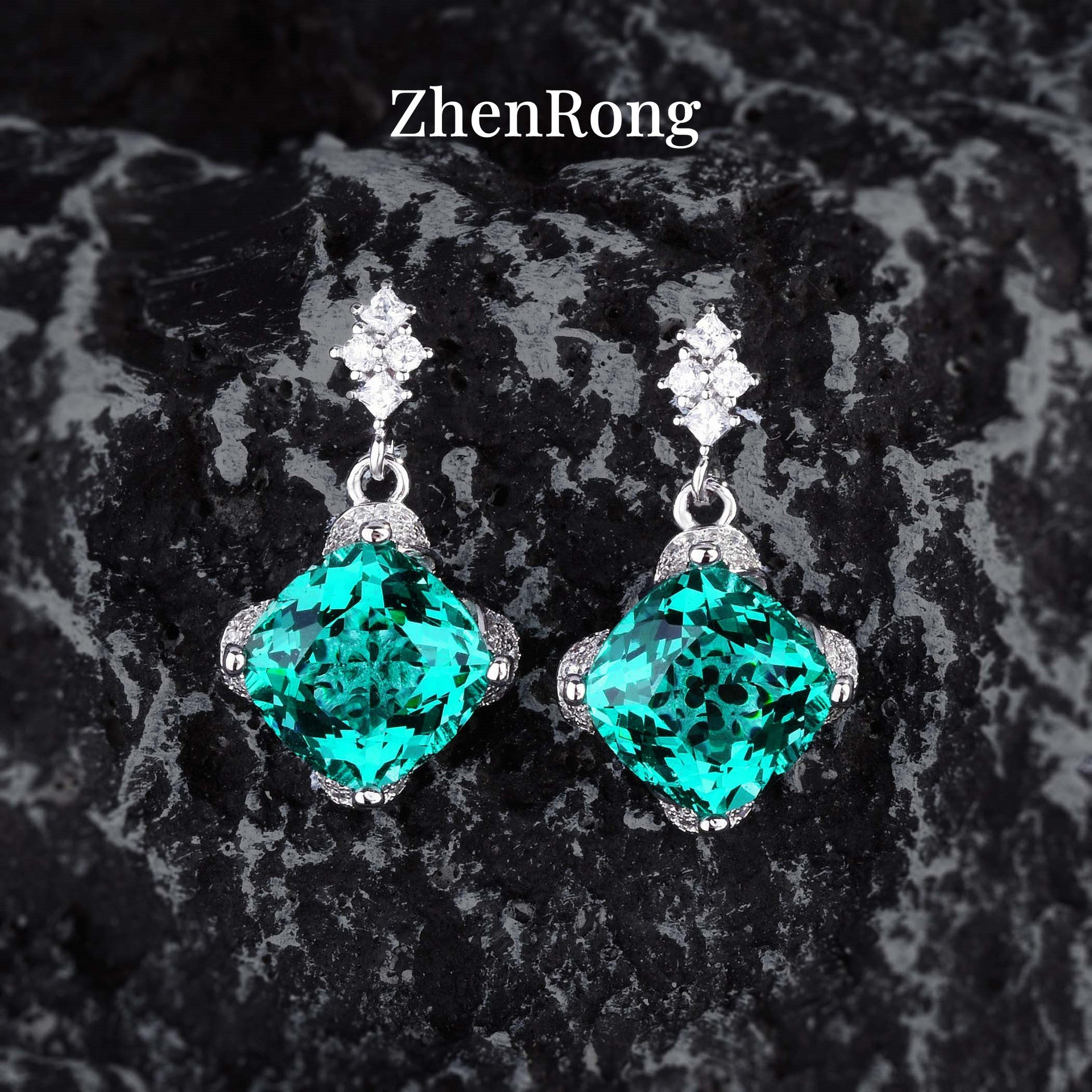 Fashion Aquamarine Topaz Color Treasure Series