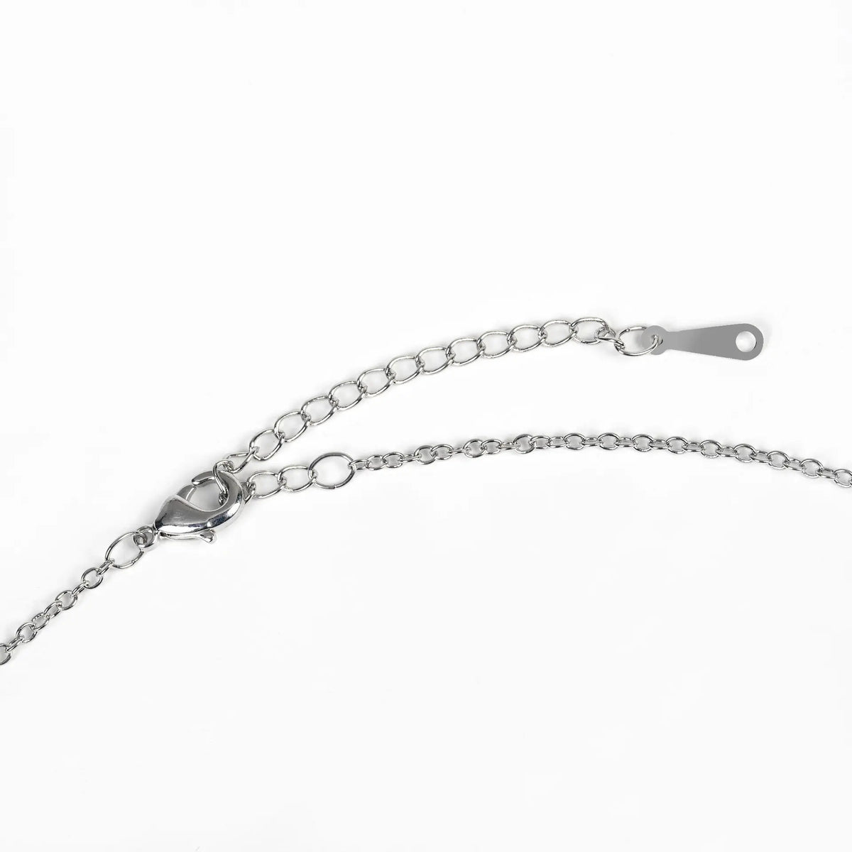 Elegant Silver Bow Crystal Necklace and Earrings Jewelry Set