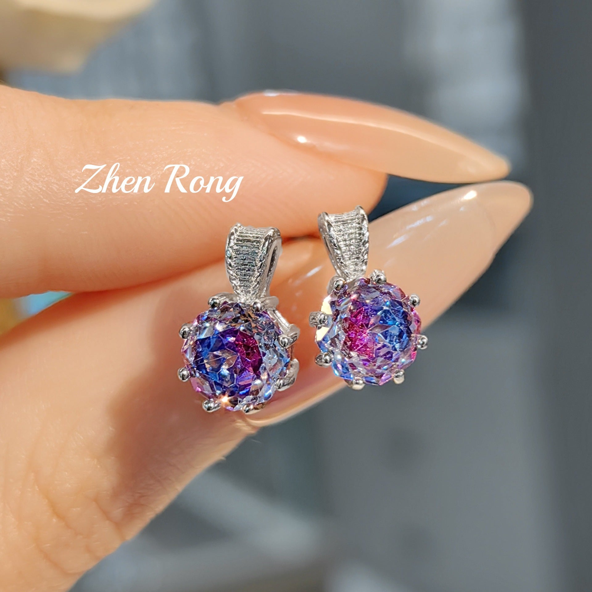 Light luxury brushed rose color treasure series