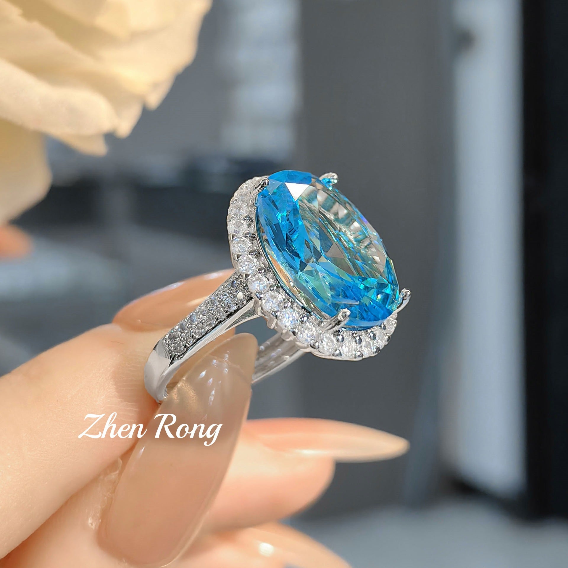 Heavy Industry Color Diamond Pigeon Egg Hanging Color Treasure Series