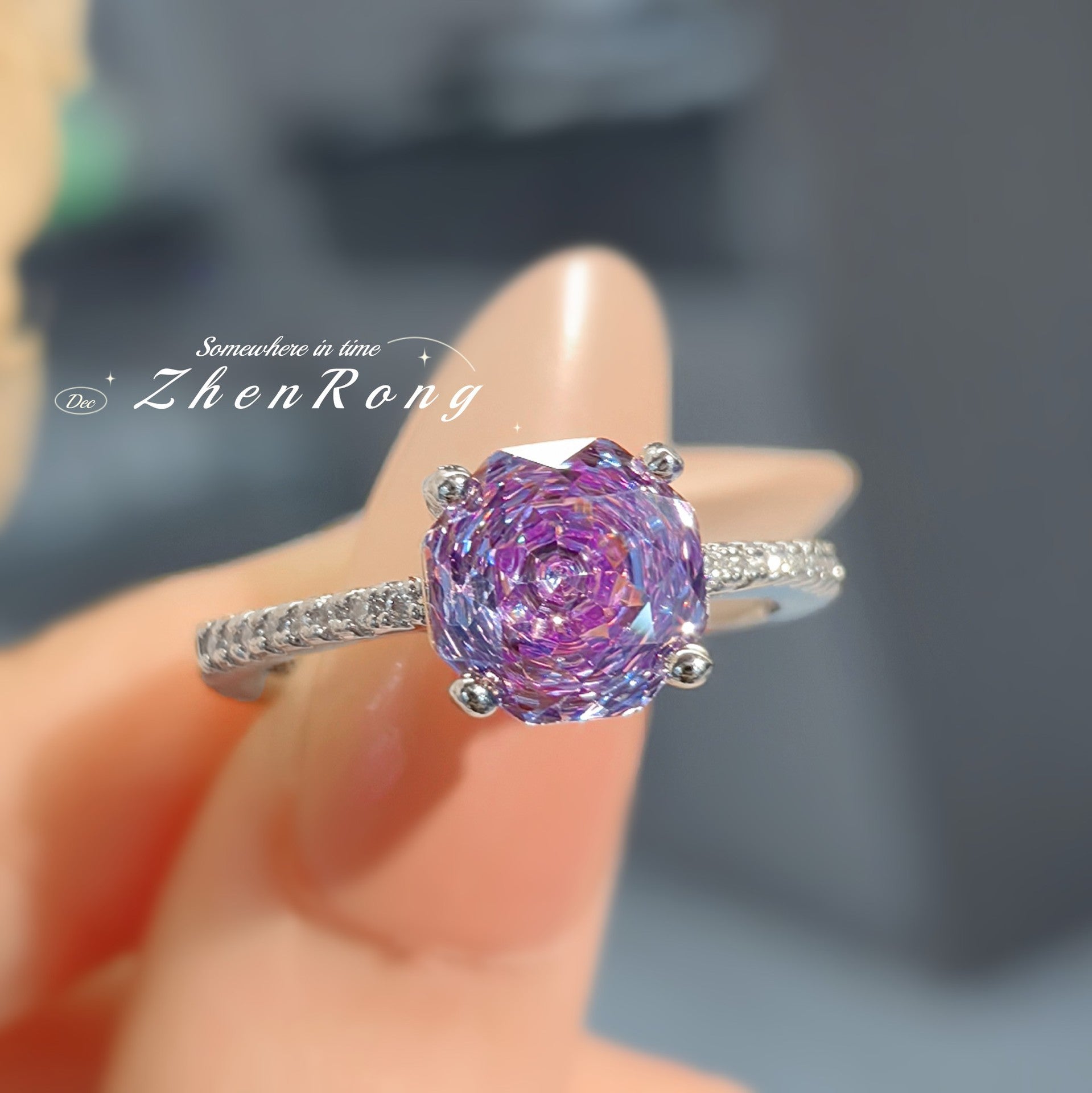 Fashion light luxury star anise rose color treasure series