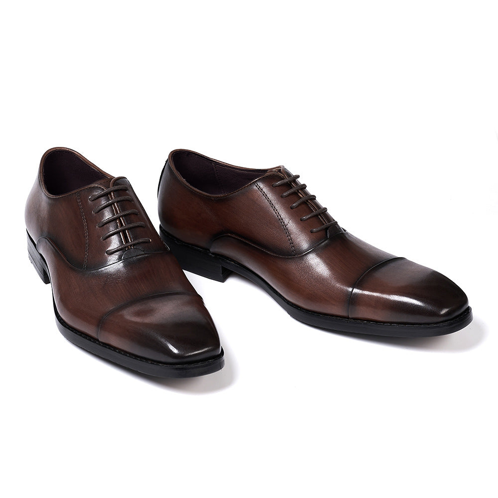 Business Dress Oxford Shoes Men's British Classic Leather Shoes