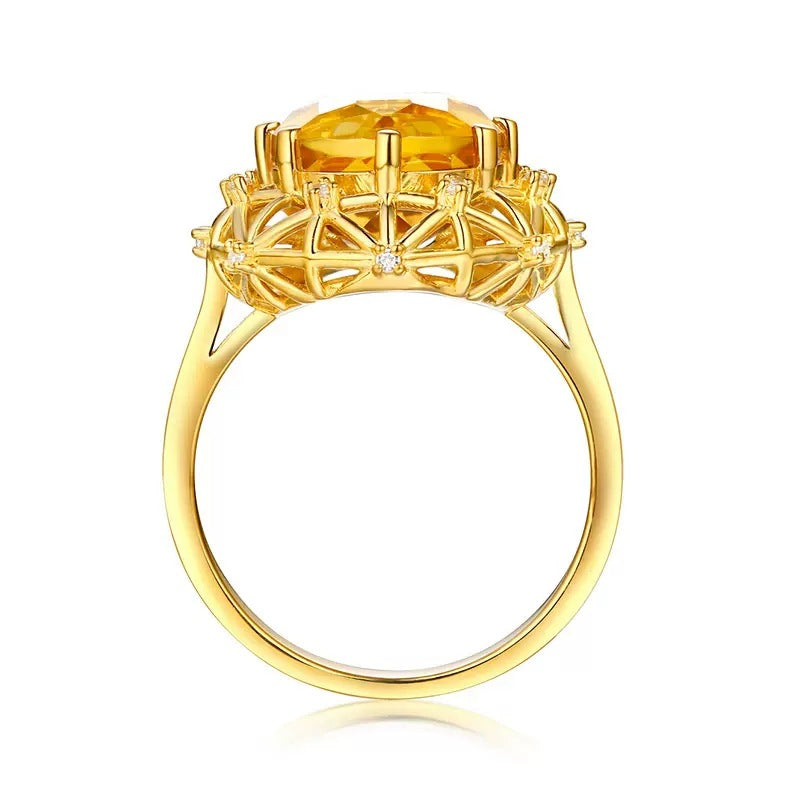 10 carat oversized citrine bird's nest collection