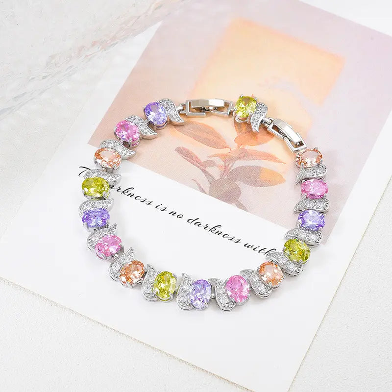 Bracelet de mode avec boucle diamant