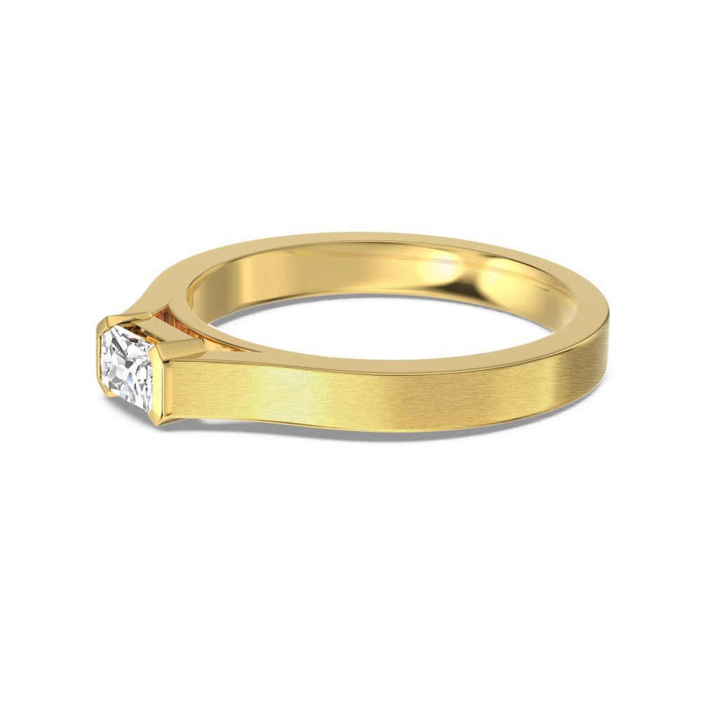 Fashion matte zircon ring