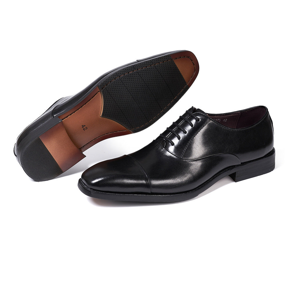 Business Dress Oxford Shoes Men's British Classic Leather Shoes