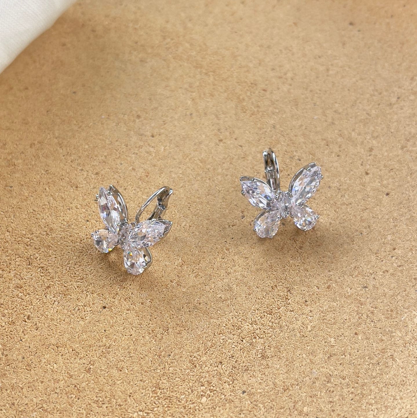 Fashion Butterfly Brick Earrings