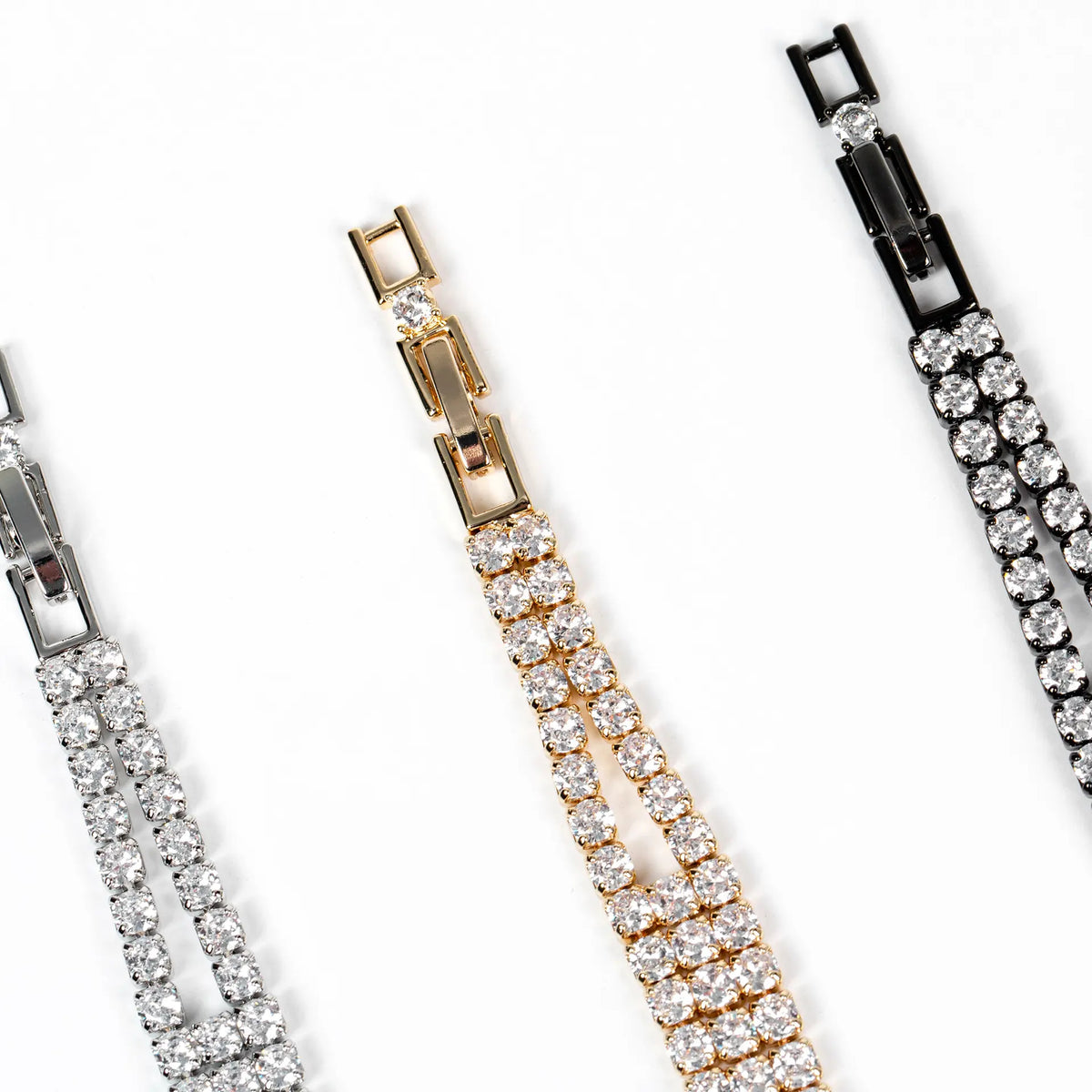 Bracelet Papillon Scintillant avec Pierre Jaune pour Femme