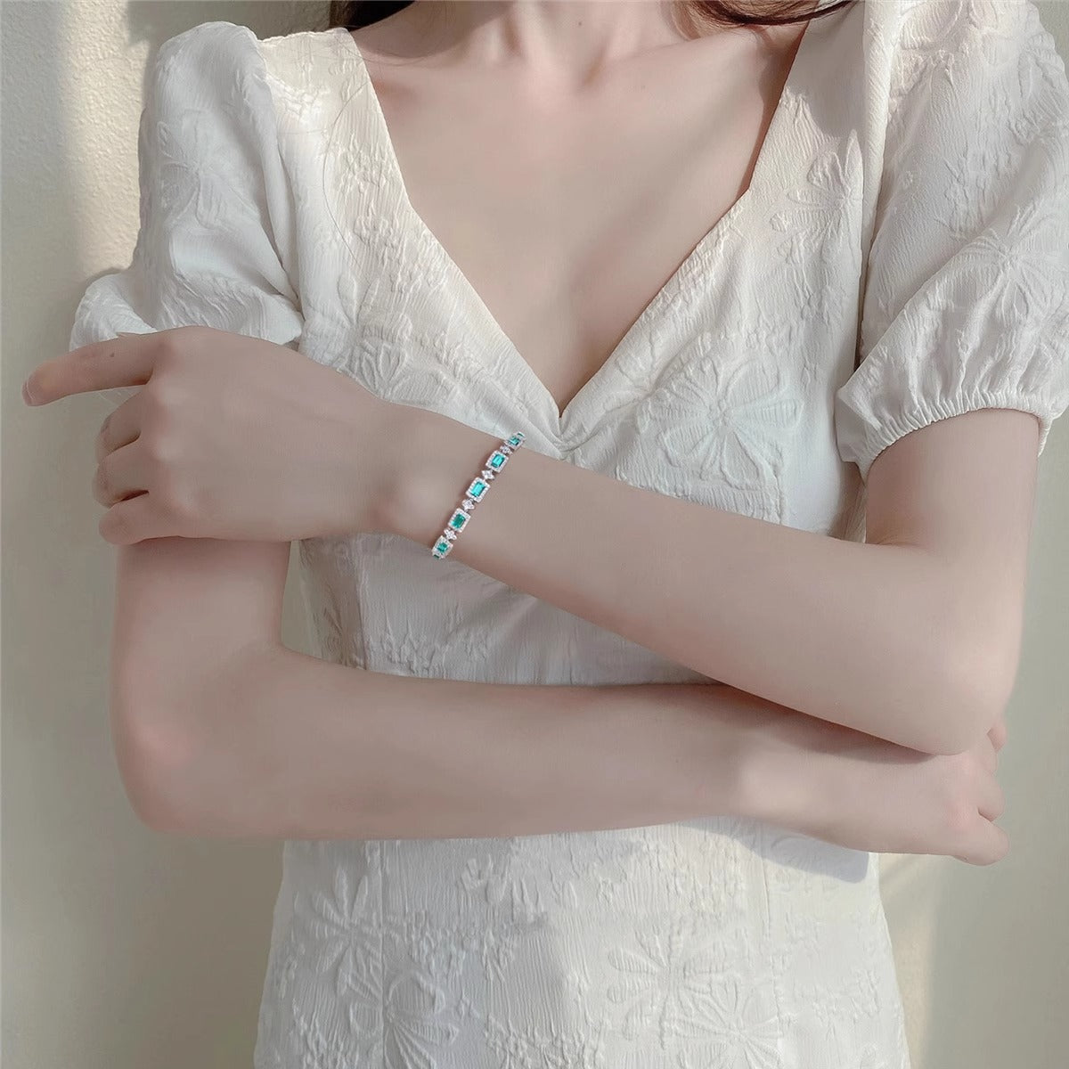 Light Luxury Emerald Paraiba Bracelet