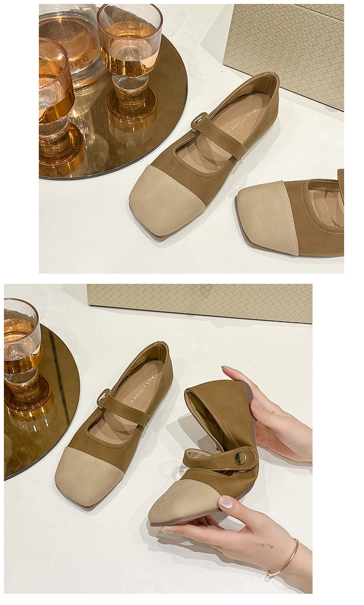 Fashion Mary Jane shoes one-button loafers Shoes for women