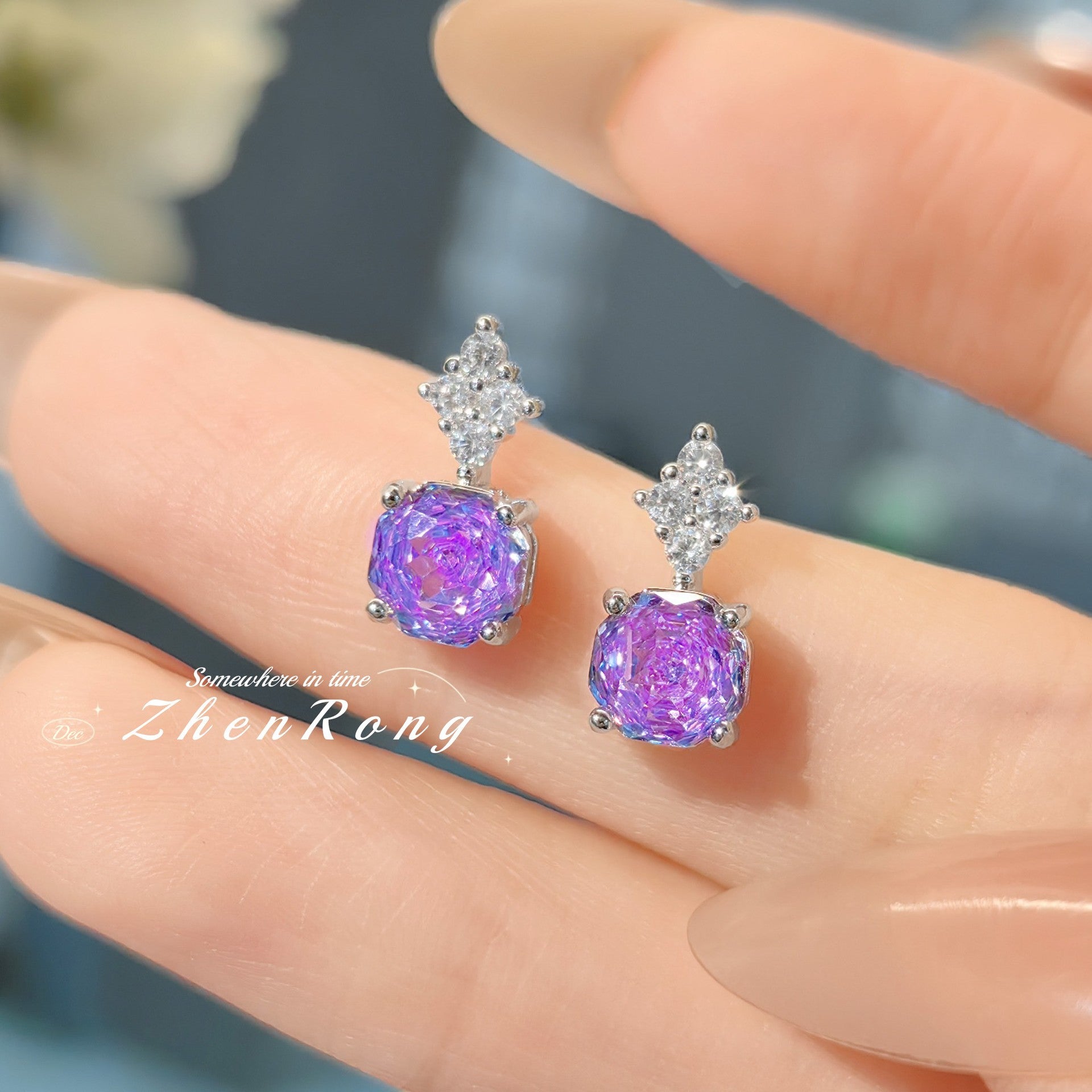 Fashion light luxury star anise rose color treasure series