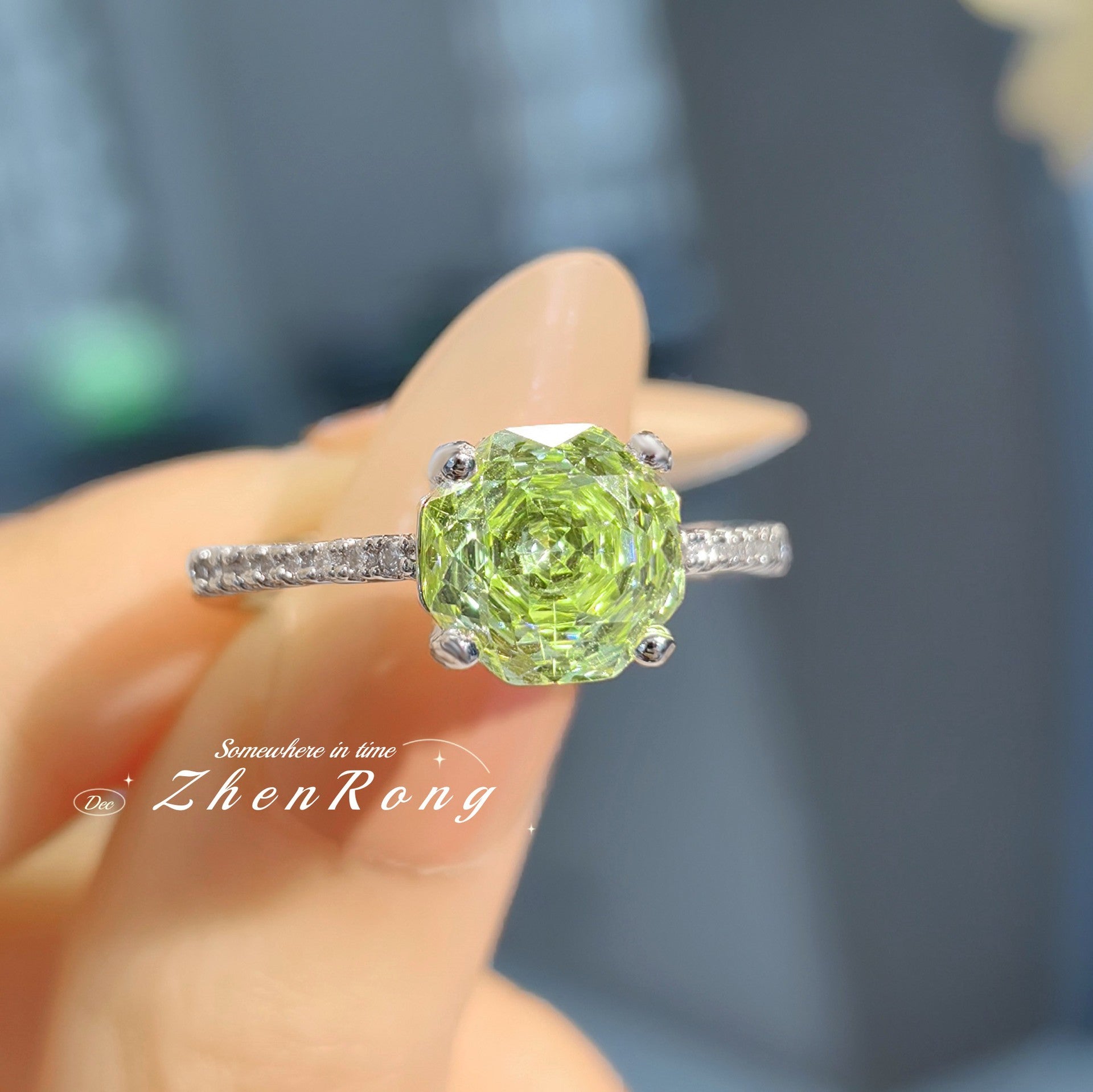 Fashion light luxury star anise rose color treasure series