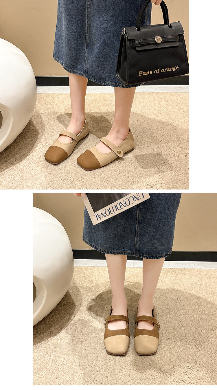 Fashion Mary Jane shoes one-button loafers Shoes for women