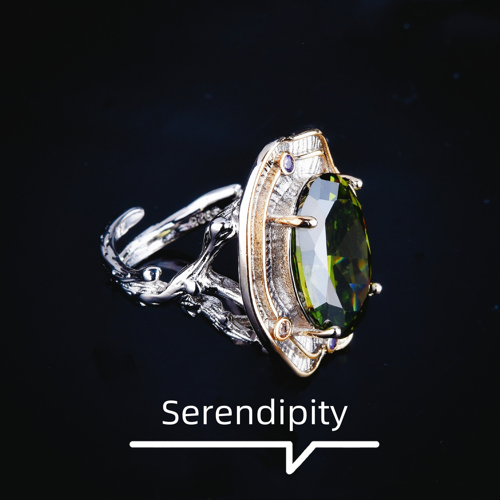 New high-end retro wind green color treasure series