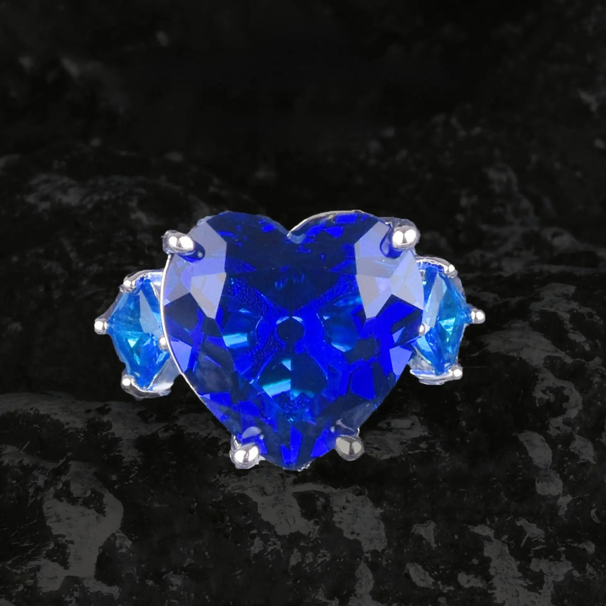 Parure Saphir Cœur de l'Océan