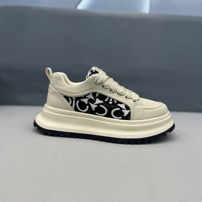 Spring heightening lace-up sports and leisure shoes Running shoes and sports shoes for men