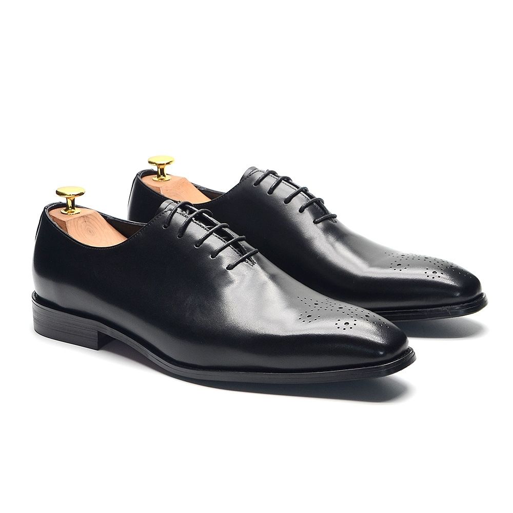 British men's business oxford shoes first layer cowhide dress leather shoes