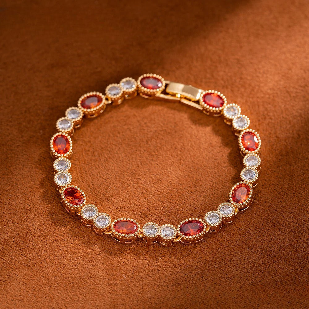 Stylish retro zircon bracelet