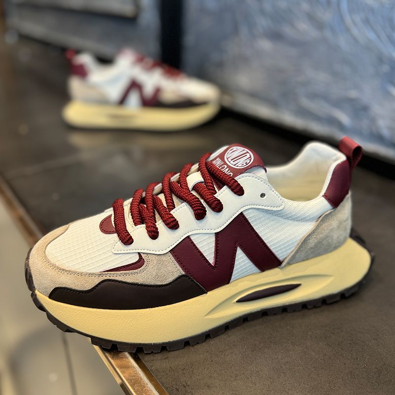 Stylish and simple heightening wear-resistant sports and casual leather sneakers Running shoes and sports shoes for men sneakers