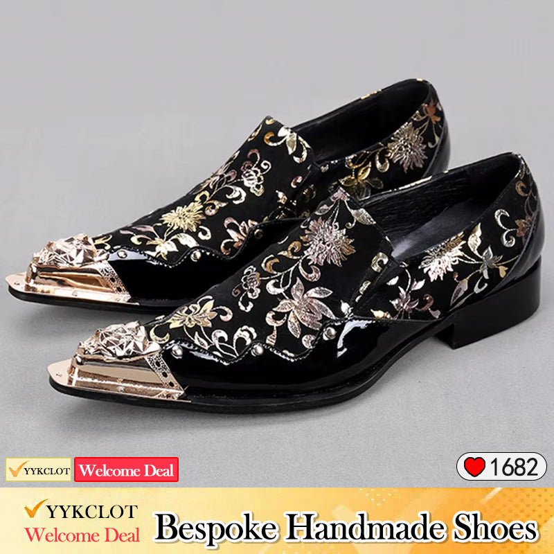 Black men's party shoes Business dress shoes Oxford pointed shoes, suitable for men, offices, parties, banquets, weddings, plus size Derby shoes Fashion casual shoes genuine leather men